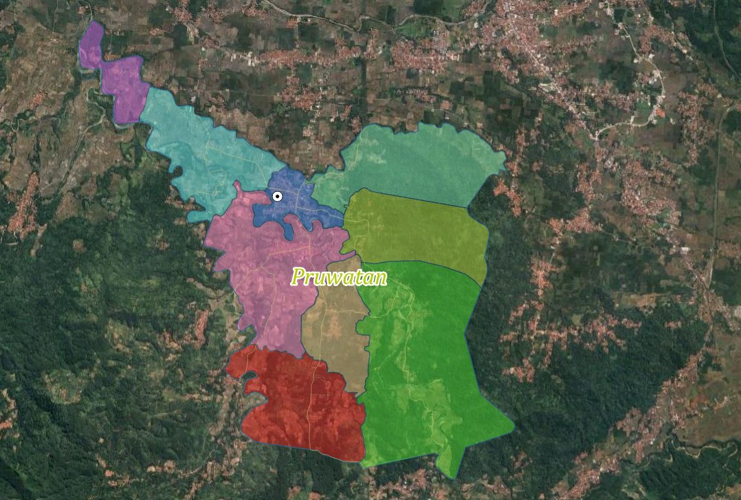 Peta Desa Pruwatan